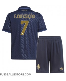 Günstige Juventus Francisco Conceicao #7 3rd trikot Kinder 2024-25 Kurzarm (+ Kurze Hosen)